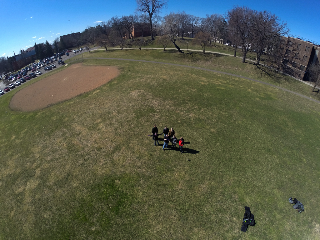Dronie (Selfie with a Drone), 2017. Coursework for FNRM 5412. Made with GoPro, 3DR Solo Drone & Photoshop