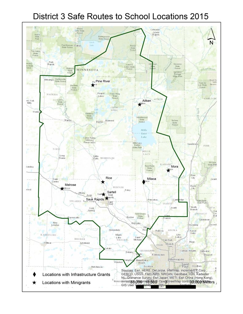 Legislative Report Maps (2 of 7), 2015. Made for MnDOT. Created with ESRI’s ArcGIS 