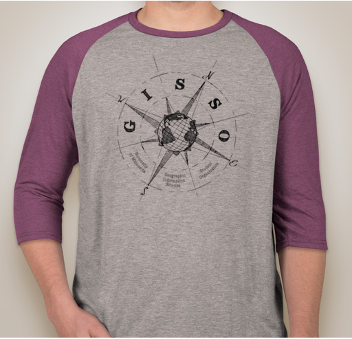 GIS Student Organization 2016-2017 Tshirt, Designed by Rebecca Barney