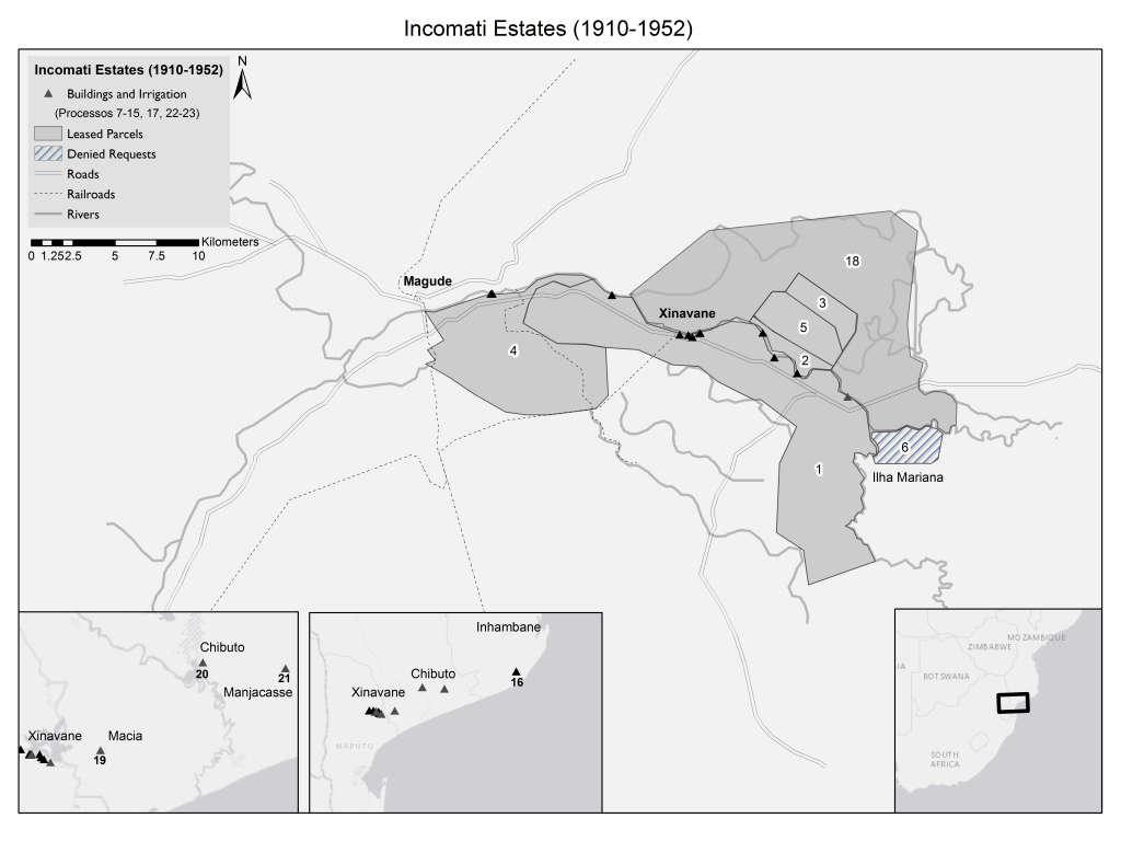 Maps for Xinavane Research, 2016. Made a series of maps for a PhD student’s research.  Task from U-Spatial Help Desk. Created with ArcGIS Desktop. 